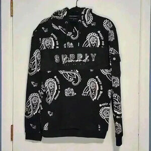 Supply &‎ Demand Unisex New York City Black & White Hoodie Size Large